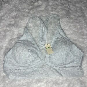 NWT aerie Lace Bralette in Pale Blue